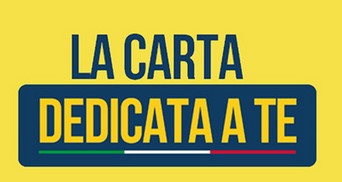Immagine “Carta dedicata a te”. misura di sostegno ai nuclei familiari in stato di bisogno per l’acquisto di beni alimentari di prima necessità..